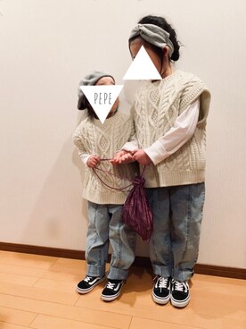 pepeさん（キッズ・110cm）の冬コーディネート