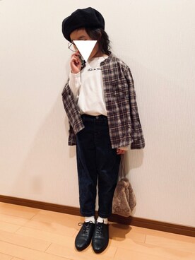 「2020秋チェッカーず」｜pepeさん（キッズ・120cm）の秋コーディネート