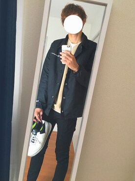 「アイテム（その他アウター）」を使った、こうへいさん（メンズ・178cm・10代）の秋コーディネート
