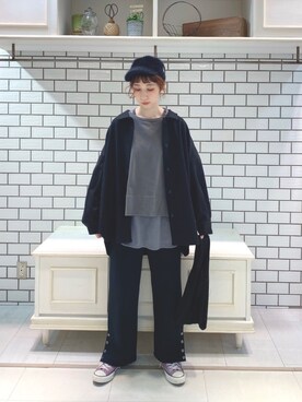 niuさん（レディース・161cm）の冬コーディネート