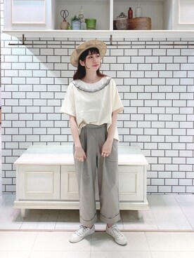 niuさん(レディース・161cm)の夏コーディネート
