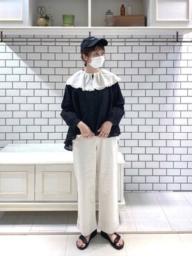 「キャップ女子」｜niuさん（レディース・161cm）の秋コーディネート