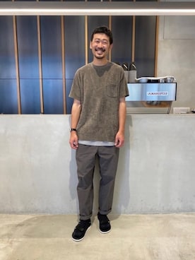 「サタデーズ ニューヨークシティ (Saturdays NYC)」｜「アイテム（サンダル）」を使った、tatsuya.1009さん（メンズ・179cm）の夏コーディネート