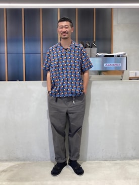 「サタデーズ ニューヨークシティ (Saturdays NYC)」｜「アイテム（サンダル）」を使った、tatsuya.1009さん（メンズ・179cm）の夏コーディネート