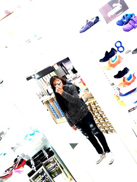 「CECIL McBEE（セシルマクビー）のアイテム（ダウンジャケット/コート）」を使った、⚡︎yukari⚡︎さん（レディース・165cm）の冬コーディネート