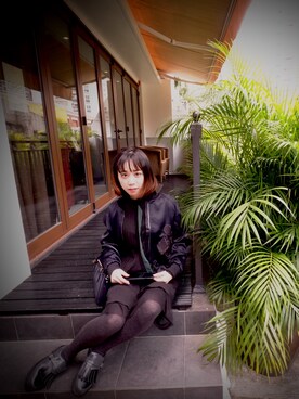 「jessy lineのアイテム（その他シューズ、グレー系）」を使った、浮轩木有豆豆さん（レディース・155cm）の夏コーディネート