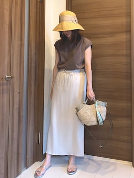 mackoさん(レディース・160cm)の夏コーディネート