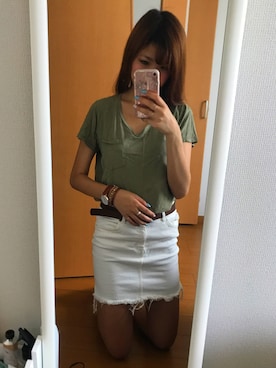 SAKIPONさん（レディース・161cm）の夏コーディネート