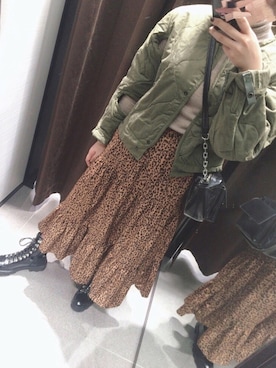 「UNIQLO（ユニクロ）のエクストラファインメリノリブタートルネックセーター（長袖）（ニット/セーター）」を使った、Manaさん（レディース・162cm）の冬コーディネート