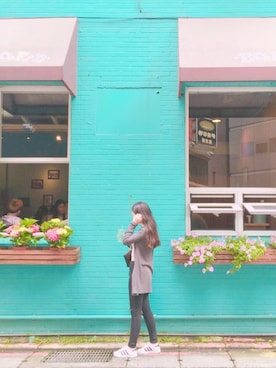 「zakka w（zakka w）のアイテム」を使った、MingRo🌸さん（レディース・155cm）の冬コーディネート