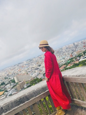 「アイテム（シャツワンピース）」を使った、Adaさん（レディース・158cm・20代）の春コーディネート