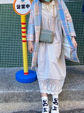 「SALA（サラ）のアイテム」を使った、🇹🇼@lyong____さん（レディース・170cm）の冬コーディネート