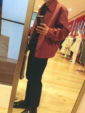 「MANEBU（マネブ）のアイテム（その他シューズ）」を使った、ぽちさん（メンズ・170cm）の春コーディネート