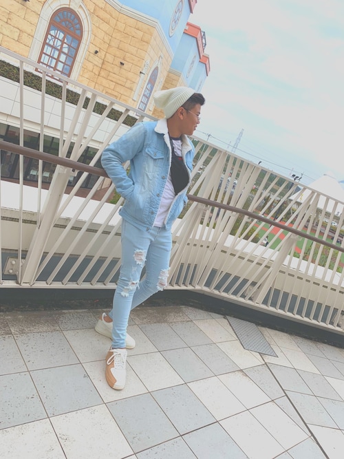 普通の高校生 Luxstyleのデニムジャケットを使ったコーディネート Wear