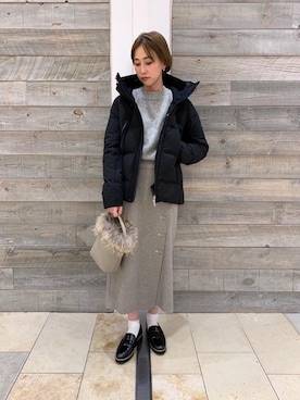 「DESCENTE ALLTERRAIN（デサント　オルテライン）のアイテム（ジャケット/アウター）」を使った、武藤 美緒さん（レディース・161cm）の秋コーディネート