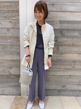 武藤 美緒さん(レディース・161cm)の春コーディネート