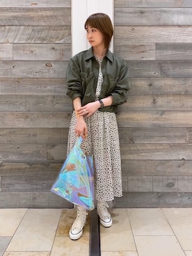 武藤 美緒さん（レディース・161cm）の春コーディネート