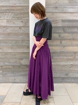 武藤 美緒さん（レディース・161cm）の春コーディネート