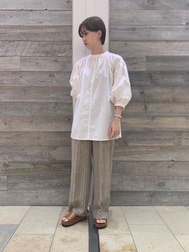 「RECOMMEND  ITEM STYLING」｜「アイテム（腕時計）」を使った、武藤 美緒さん（レディース・162cm）の夏コーディネート