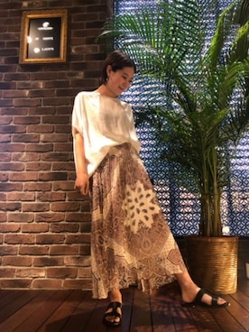 chiaさん（レディース・153cm）の夏コーディネート