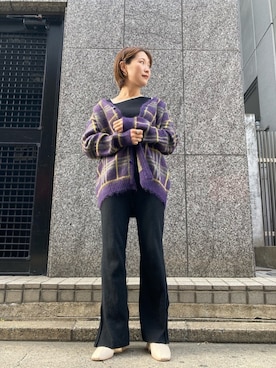 NEEDLES（ニードルズ）＞チェック カーディガン □□□を使ったその他