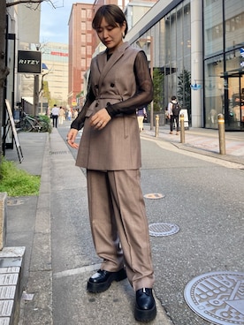 chiaさん（レディース・152cm）の春コーディネート