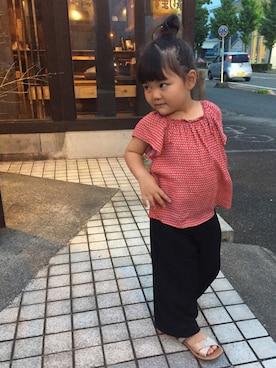 「こども ビームス（コドモビームス）のアイテム（サンダル）」を使った、17245さん（メンズ・174cm）の夏コーディネート