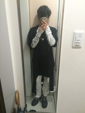 「PARADOX（パラドックス）のアイテム（アクセサリー）」を使った、がっちさん（メンズ・163cm）の春コーディネート