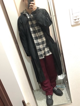 「PARADOX（パラドックス）のアイテム（その他アウター）」を使った、がっちさん（メンズ・163cm）の春コーディネート