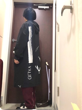 「PARADOX（パラドックス）のアイテム（パンツ）」を使った、がっちさん（メンズ・163cm）の冬コーディネート
