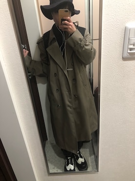 「PARADOX（パラドックス）のアイテム（ハット）」を使った、がっちさん（メンズ・163cm）の春コーディネート