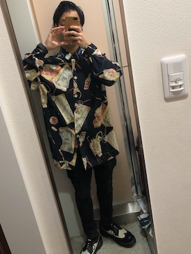 「PARADOX（パラドックス）のアイテム（パンツ）」を使った、がっちさん（メンズ・163cm）の夏コーディネート