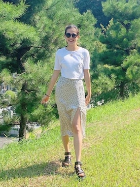 「Abercrombie&Fitch（アバークロンビーアンドフィッチ）のアイテム（スカート）」を使った、yuukiwamaさん（レディース・166cm）の秋コーディネート