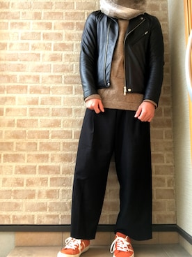 やまぴーさん（メンズ・175cm）の冬コーディネート