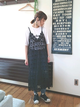 minakoさん（レディース・160cm）の夏コーディネート