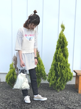 minakoさん（レディース・160cm）の夏コーディネート