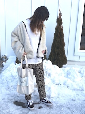 minakoさん（レディース・160cm）の冬コーディネート