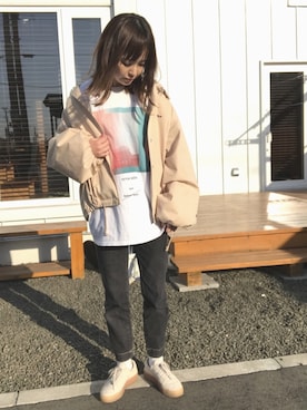 minakoさん（レディース・160cm）の春コーディネート