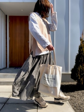 minakoさん（レディース・160cm）の春コーディネート