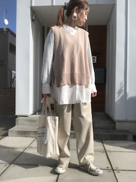 minakoさん（レディース・160cm）の秋コーディネート