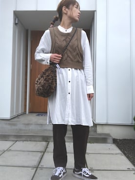 minakoさん（レディース・160cm）の秋コーディネート