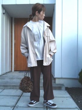 minakoさん（レディース・160cm）の秋コーディネート