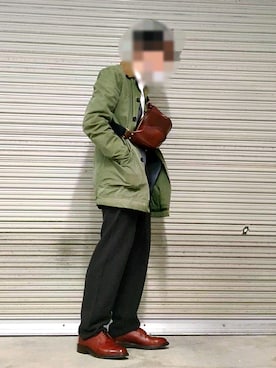 「MORGAN（モルガン）のアイテム」を使った、スターゲイジーさん（メンズ・167cm）の冬コーディネート