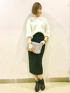 「GLOBAL WORK（グローバルワーク）のアイテム（ブーティ）」を使った、kiyokawa【ヨドバシ吉祥寺店】さん（レディース・170cm）の秋コーディネート