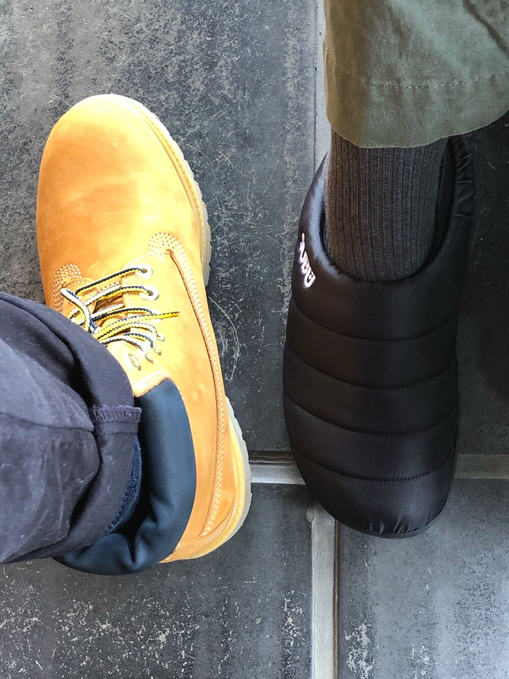 「秋のコーデ、休日スタイル、ootd、Timberland、SUBU」｜「TimberlandのTIMBERLAND / ティンバーランド 6INCH PREMIUM BOOT（ブーツ、イエロー系）」を使った、Akiraさん（メンズ・176cm）の秋コーディネートの1枚目の写真