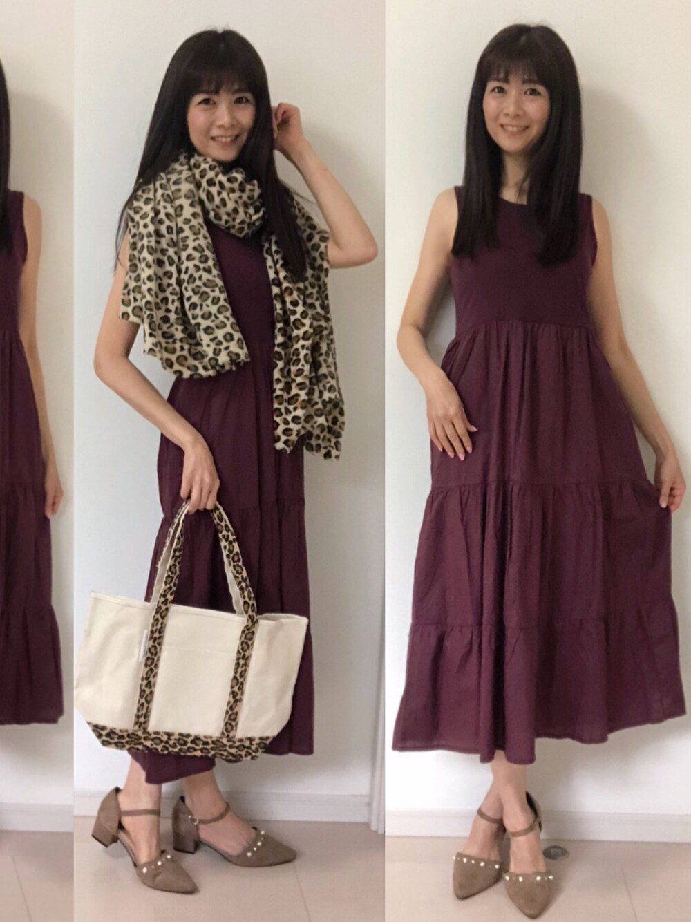 「しまむら、しまむらコーデ、しまパト、プチプラ、プチプラコーデ、ZARA」｜「ZARAのアイテム（ストール/ショール、ベージュ系）」を使った、Miki Tonomuraさん（レディース・165cm）の春コーディネートの1枚目の写真
