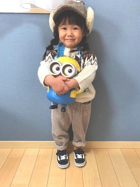 U&h¨̮♡さん(キッズ・90cm)の冬コーディネート