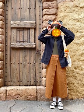 スニーカーを使った ディズニーコーデ のレディース人気ファッションコーディネート Wear