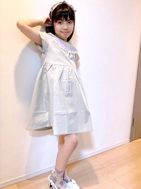 「Will Mery（ウイルメリィ）のアイテム」を使った、Kaoさん（キッズ・127cm）の春コーディネート