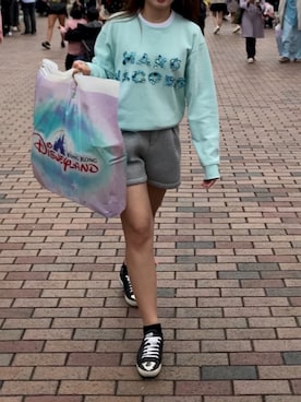 「MARC JACOBS（マークジェイコブス）のアイテム（スウェット）」を使った、kaykayさん（レディース・159cm）の秋コーディネート